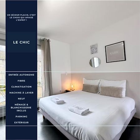 Le Chic - Parking - Exterieur - Fibre - Calme Daire Mont-de-Marsan Dış mekan fotoğraf